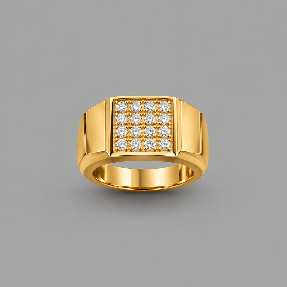 Iced stone ring Turkish style
