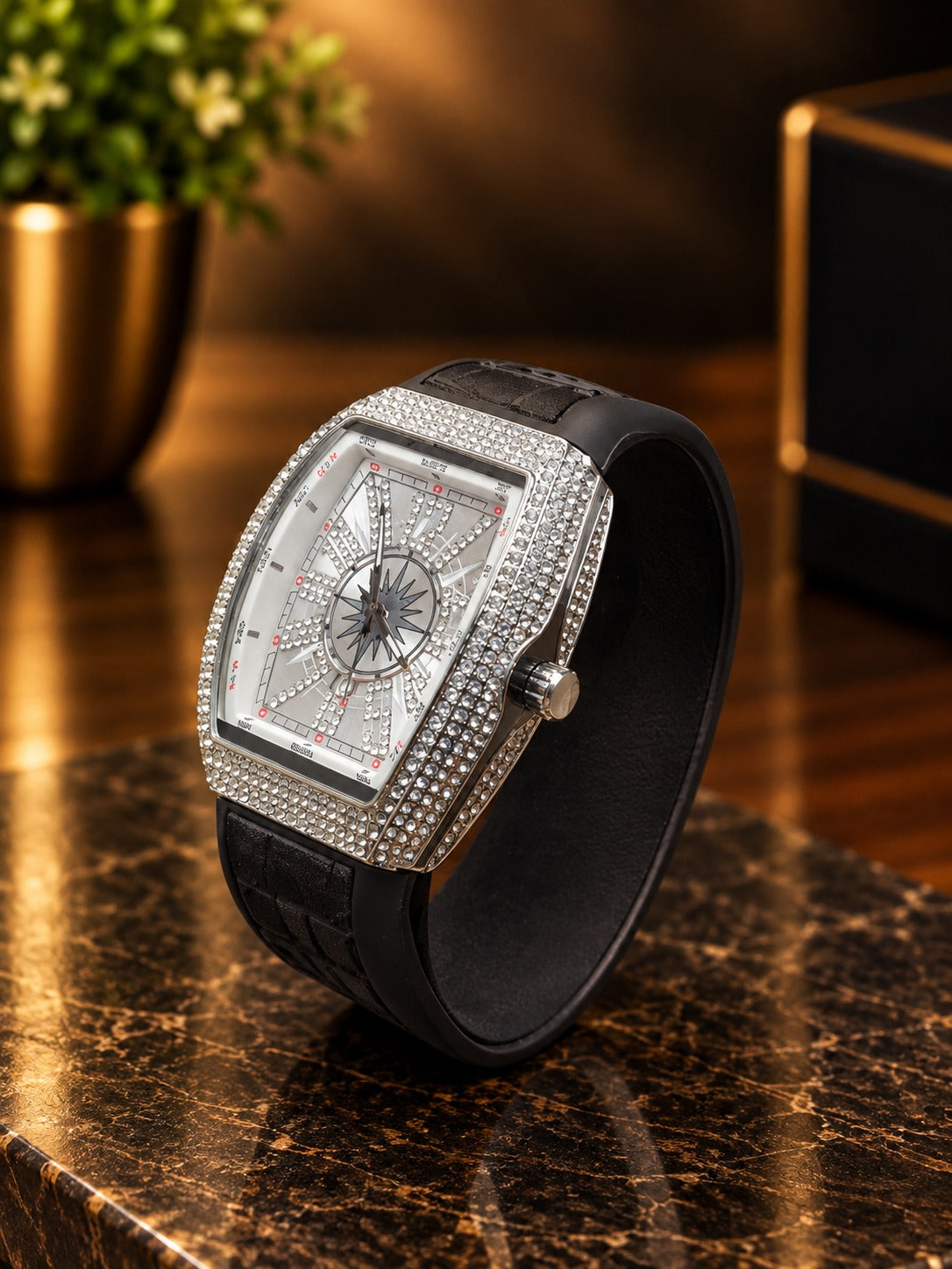 Franck Muller Vanguard Yatching Style Watch - Stone & Simple