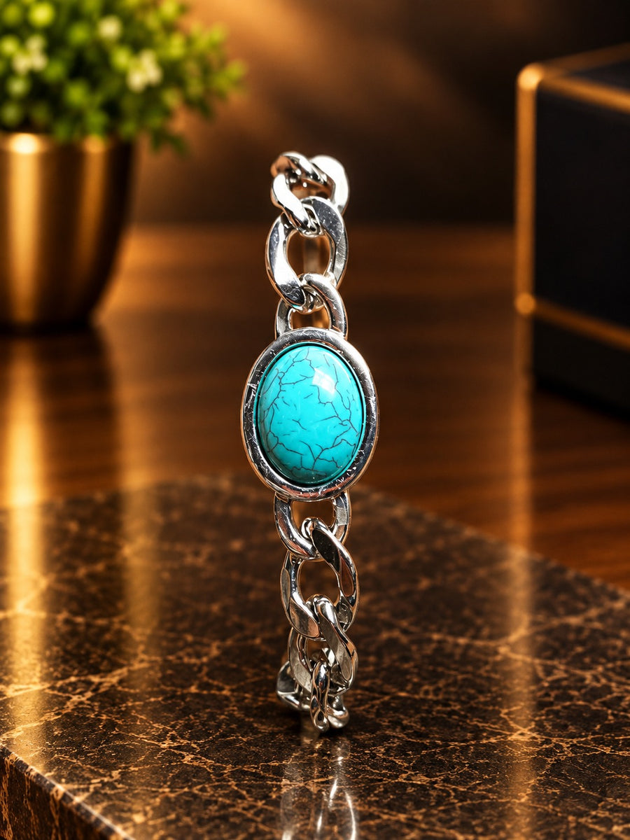 Stone bracelet   Silver