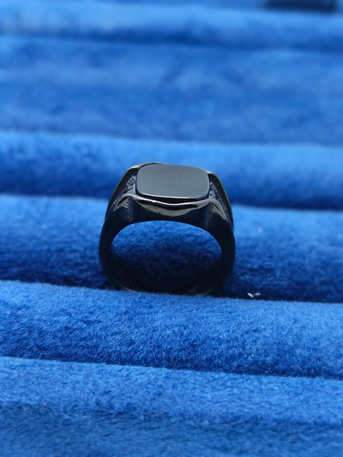 Black Stone Ring