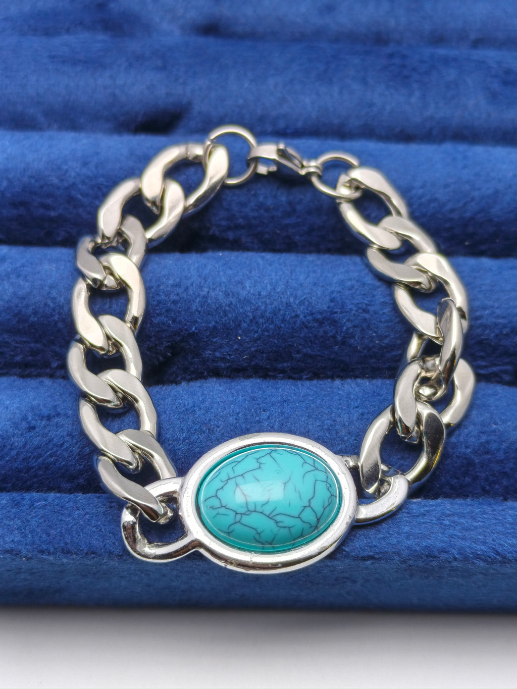 Stone bracelet   Silver