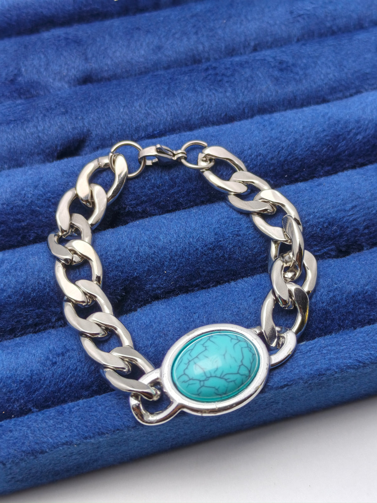 Stone bracelet   Silver