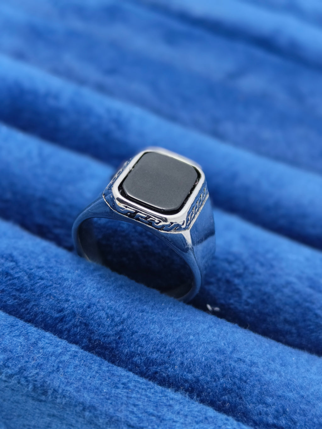 Versace style men's Italian ring