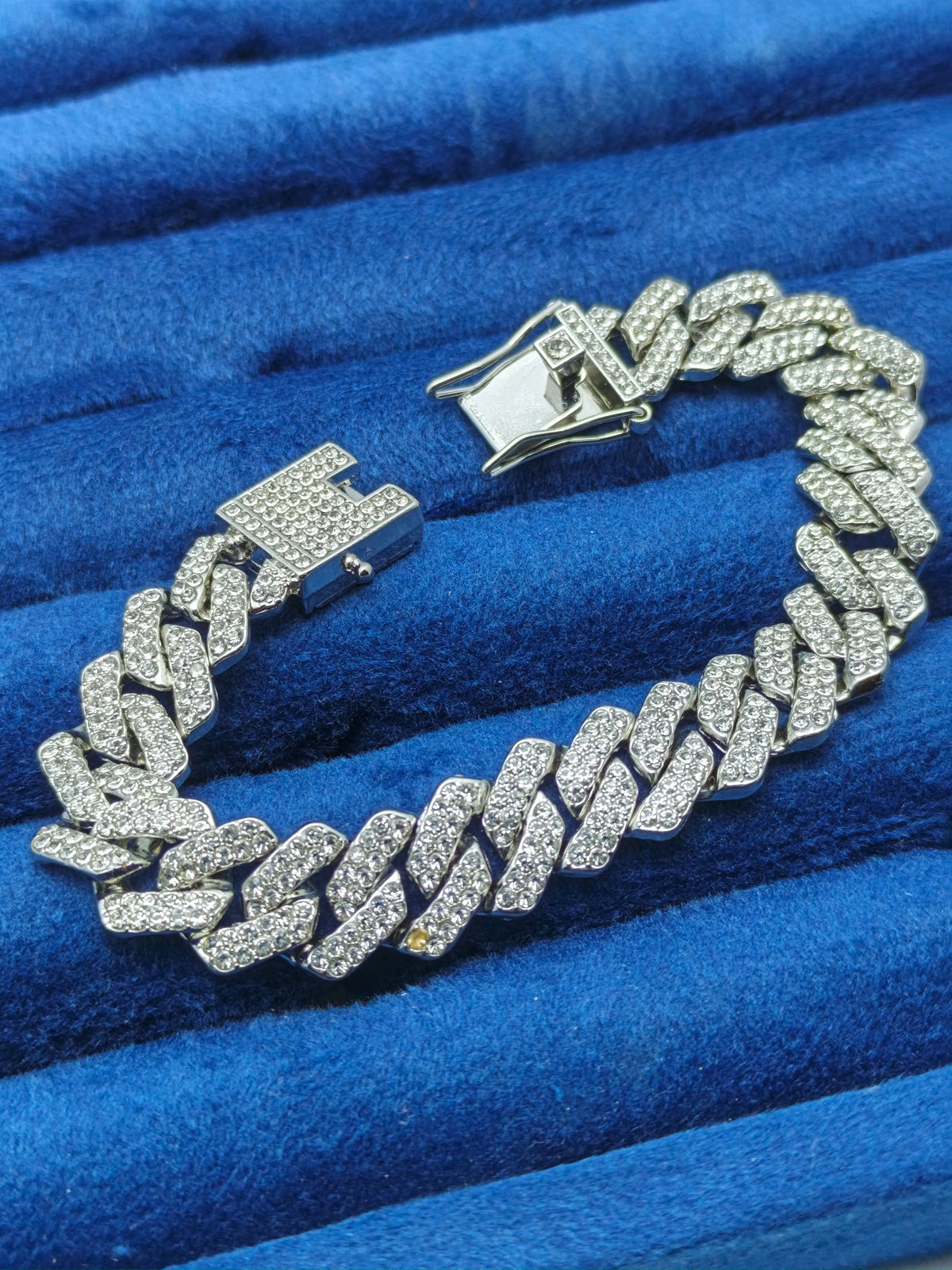 CUBAN SILVER BRACELET