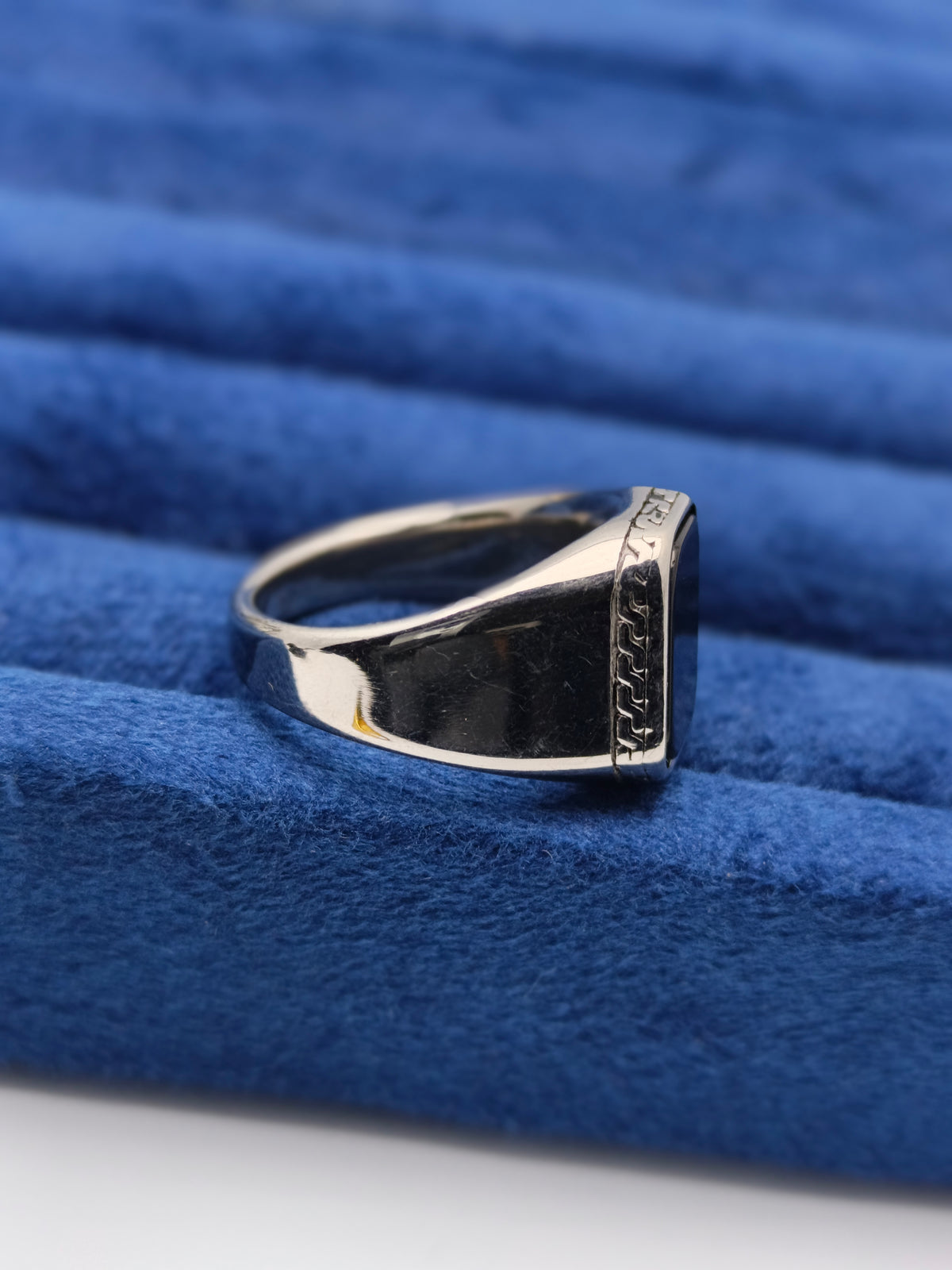 Versace style men's Italian ring