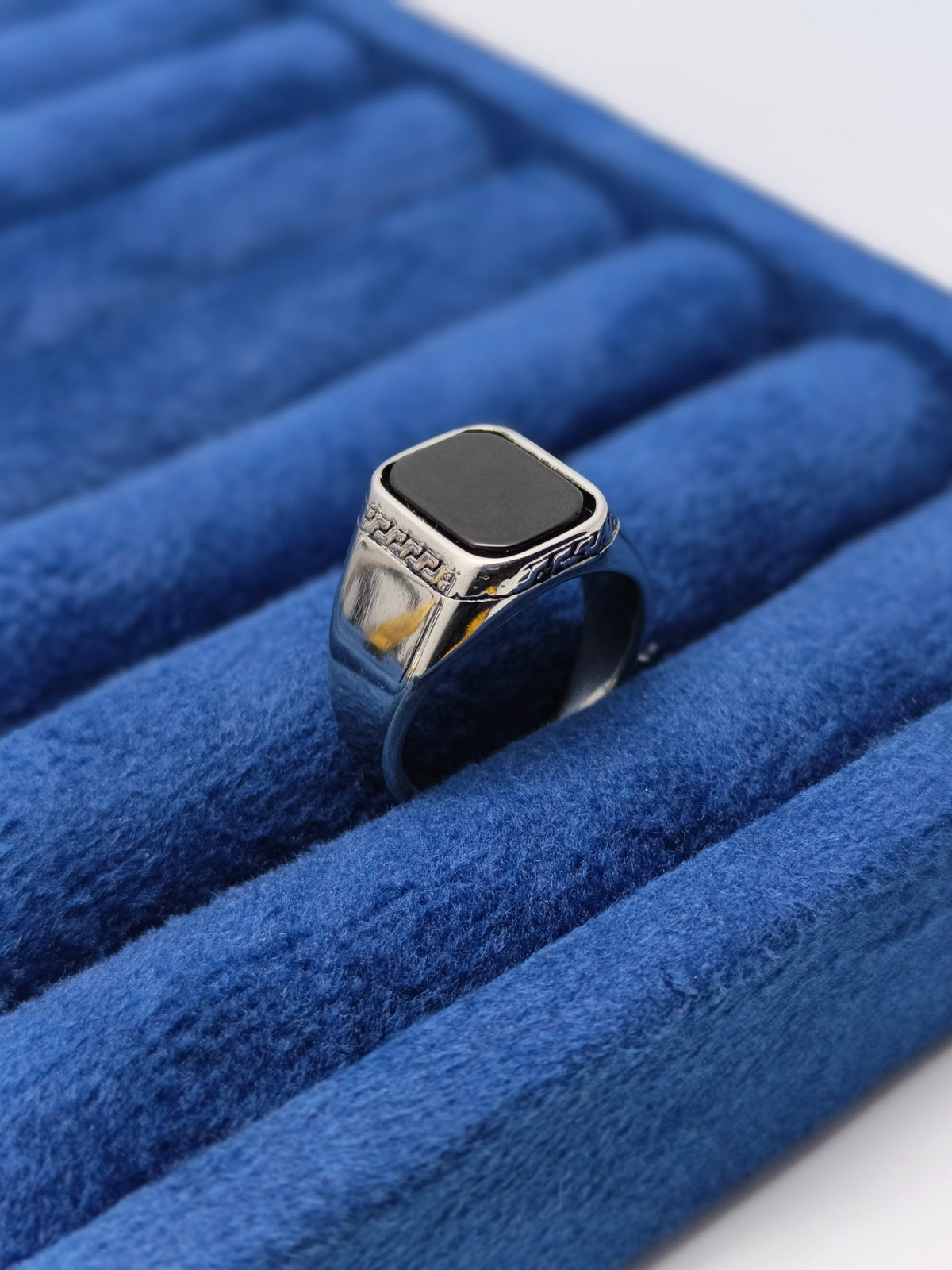 Versace style men's Italian ring