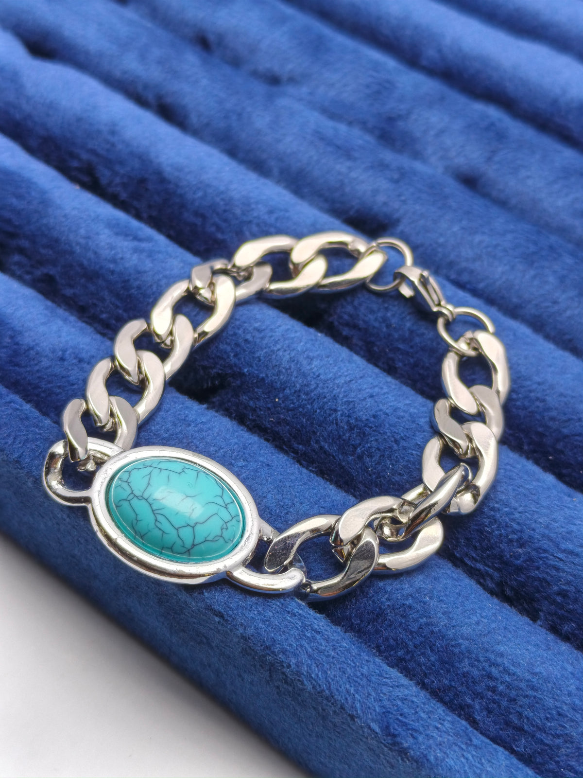 Stone bracelet   Silver