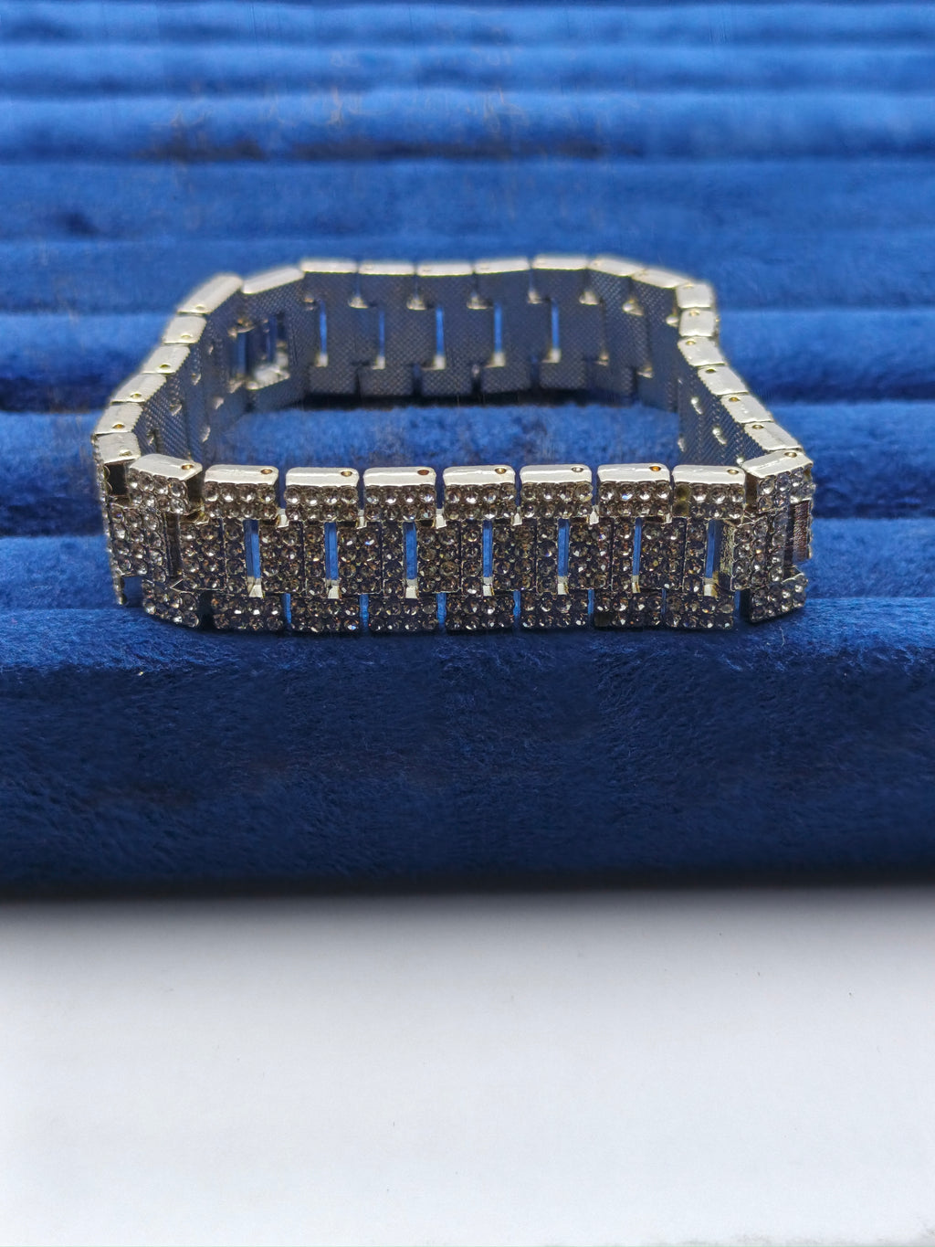 Stone iced bracelet