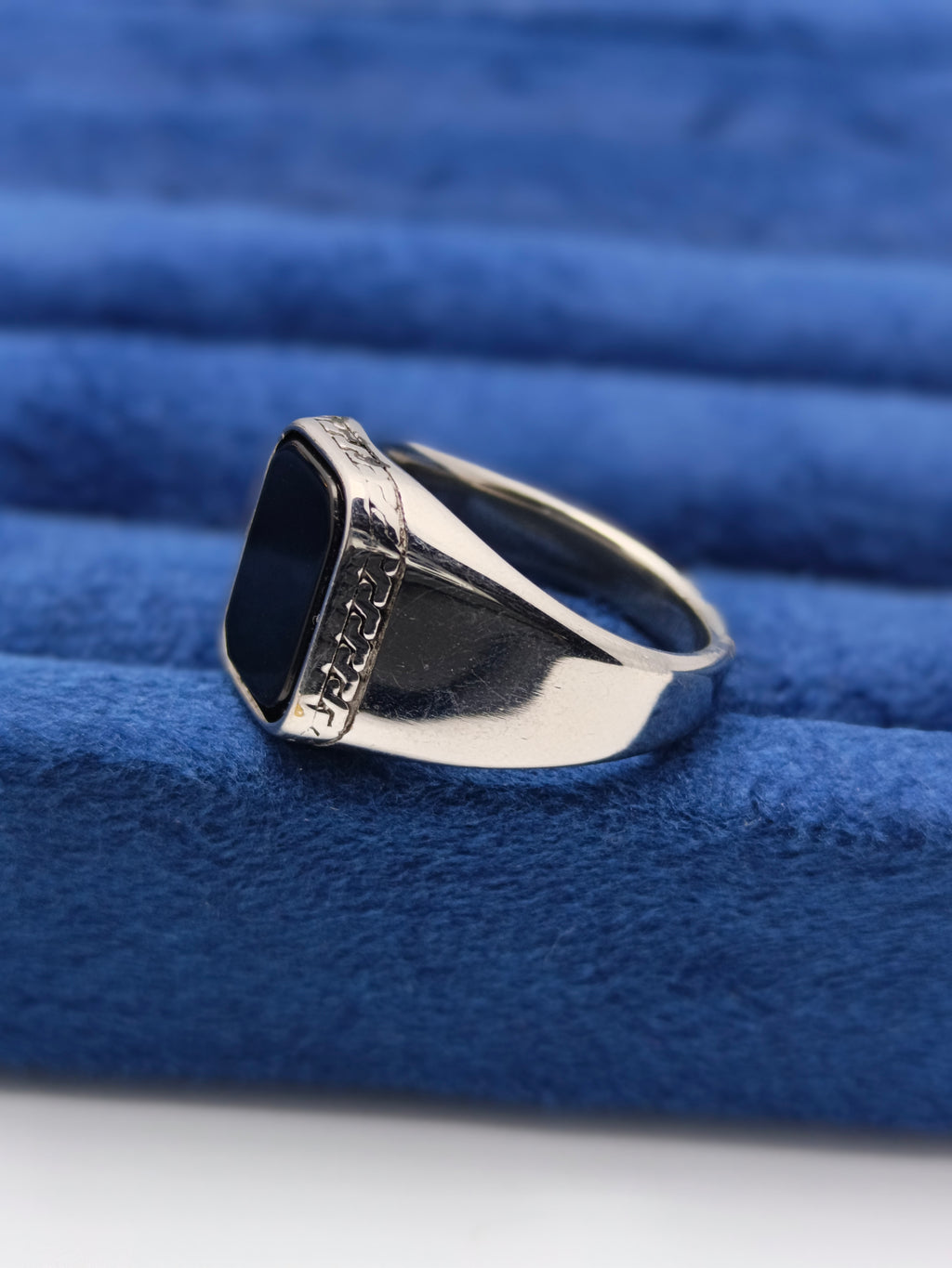 Versace style men's Italian ring