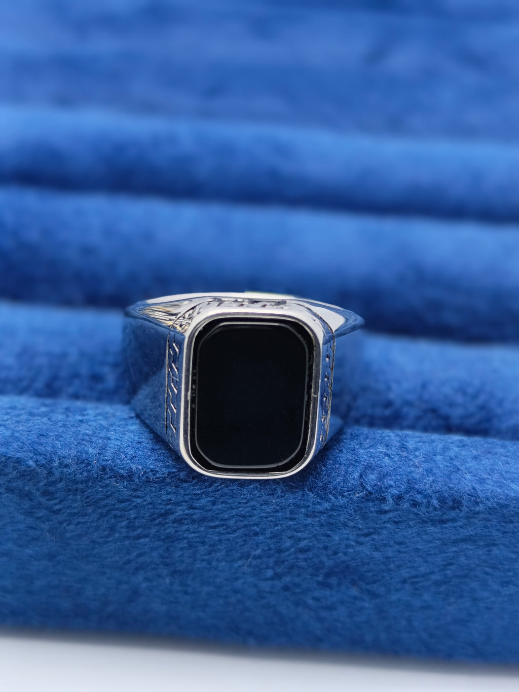 Versace style men's Italian ring