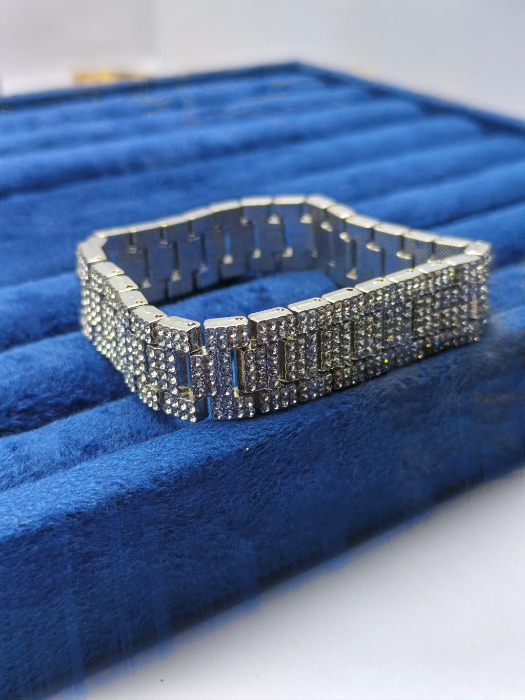 Stone iced bracelet