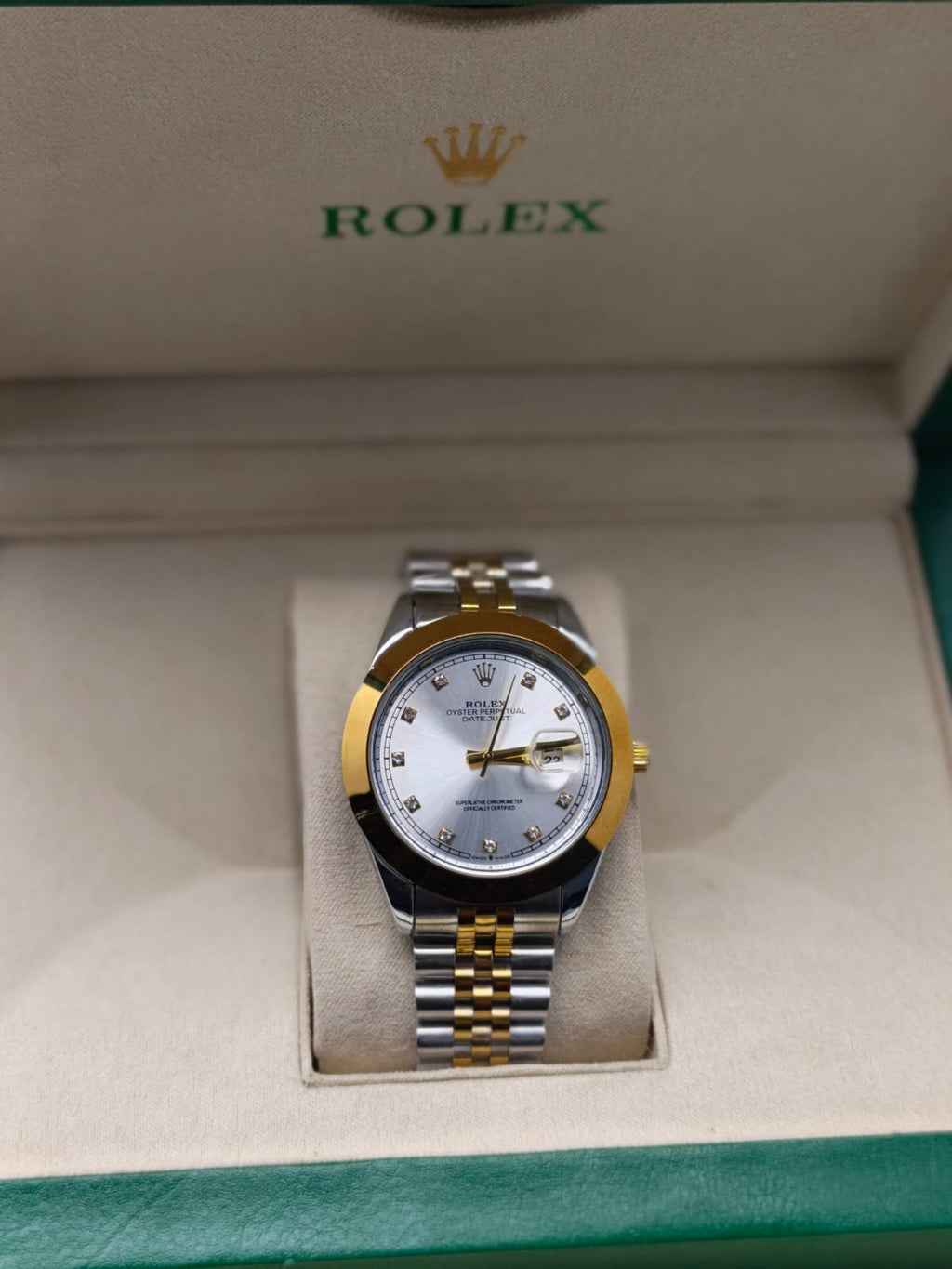 Two Tone Semi-Auto Rolex