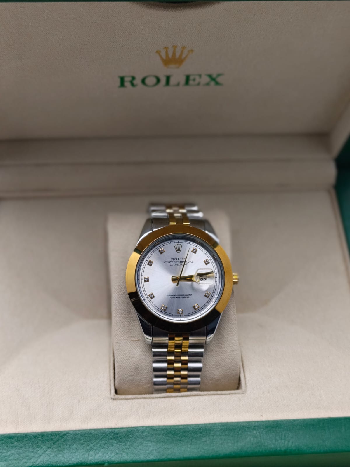 Two Tone Semi-Auto Rolex