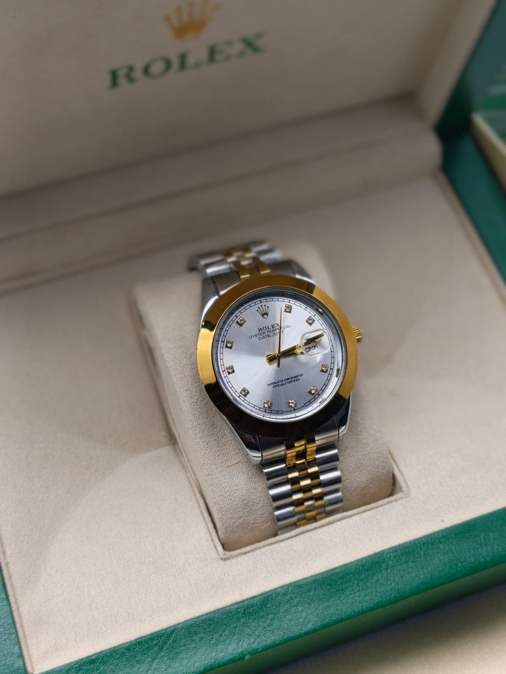 Two Tone Semi-Auto Rolex